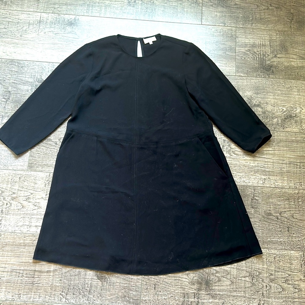 Wilfred Crepe A-line Mini Dress